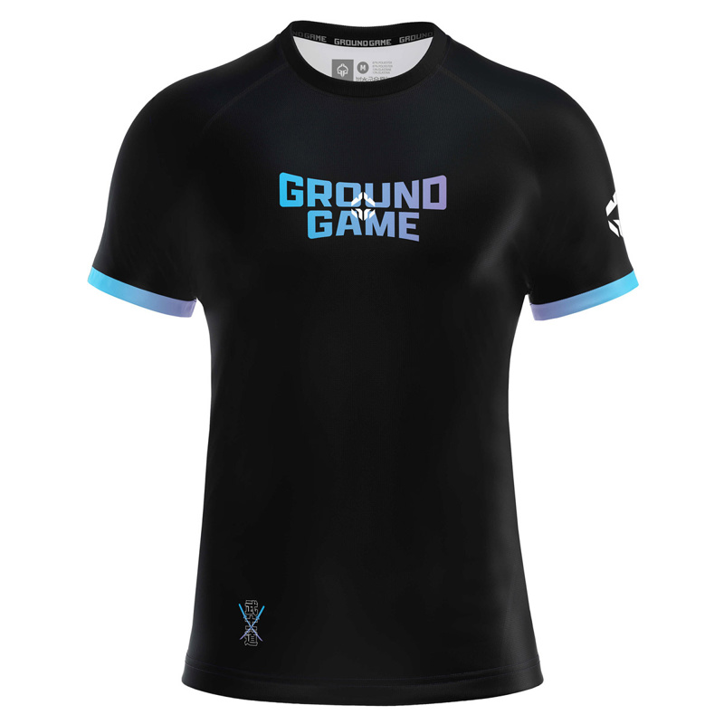 GroundGame Cyber Samurai RASHGUARD-BLACK